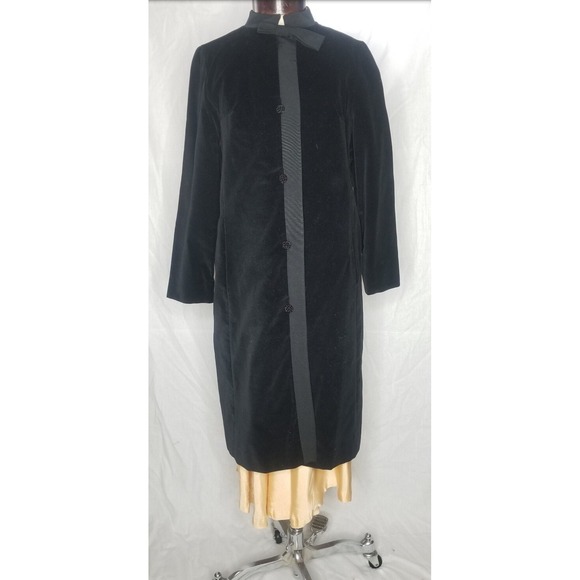 Count Romi Jackets & Blazers - Vintage 1960s  Black Velvet Cocktail  Coat Mod GoGo Count RAMI Auze Medium